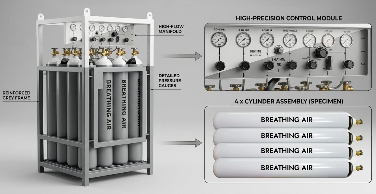 High-Pressure Breathing Air Quad